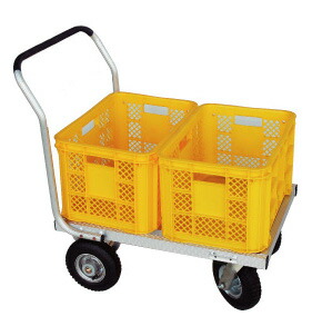 ハラックス 愛菜号 アルミ製 ハウスカー CHJ-700N ノーパンクタイヤ 2輪自在タイプ 防J 代引不可