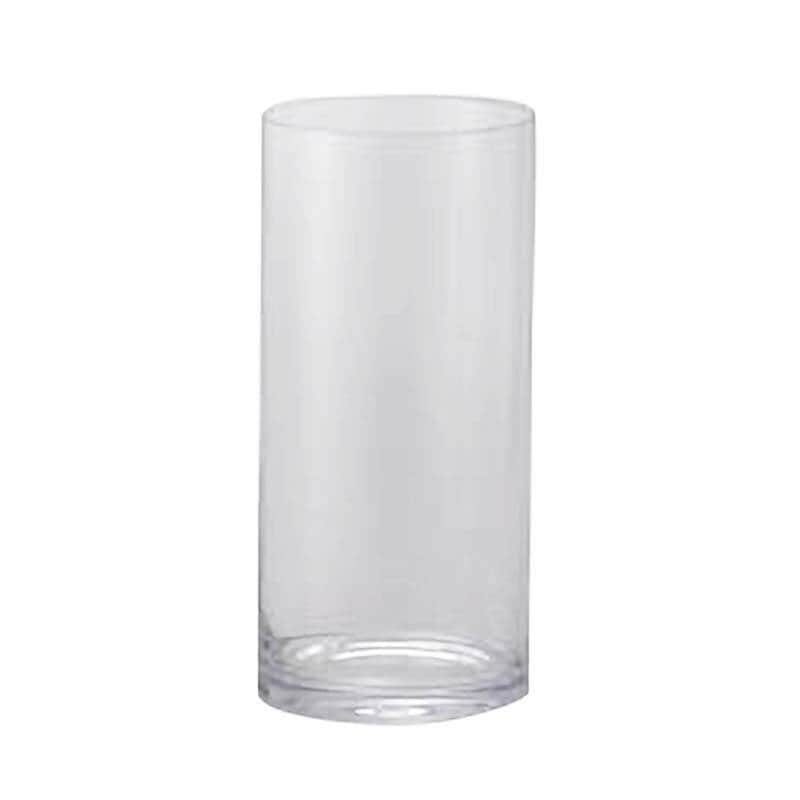 グラス・ストレート・アール GLASS straight-R 778-024-000 直径19×40cm ガラス フラワーベース ガラスベース 花材 花器 花瓶 アレジメント 松K 代引不可