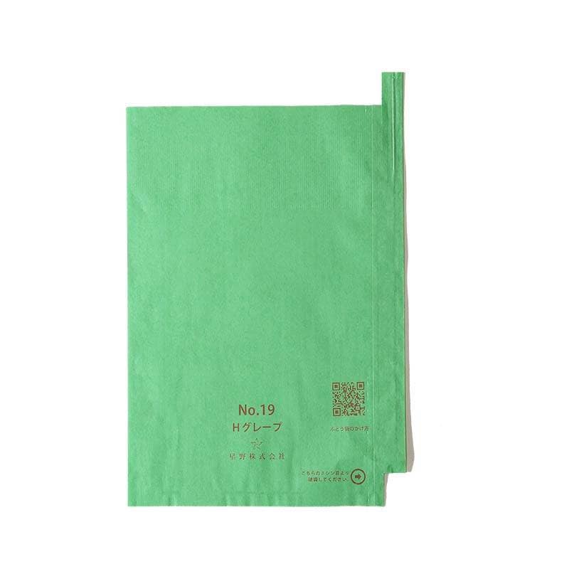 3000枚 果実袋 シャイン19号 段有 Hグレープ 200×295mm 553661 4570123992767 シャインマスカット専用 ブドウ ぶどう用掛袋 星野 代引不可