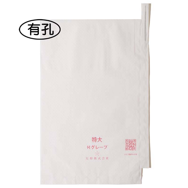 2000枚 果実袋 特大 有孔 段有 Hグレープ 240×360mm 553684 4570123992958 ブドウ ぶどう用掛袋 星野 代引不可
