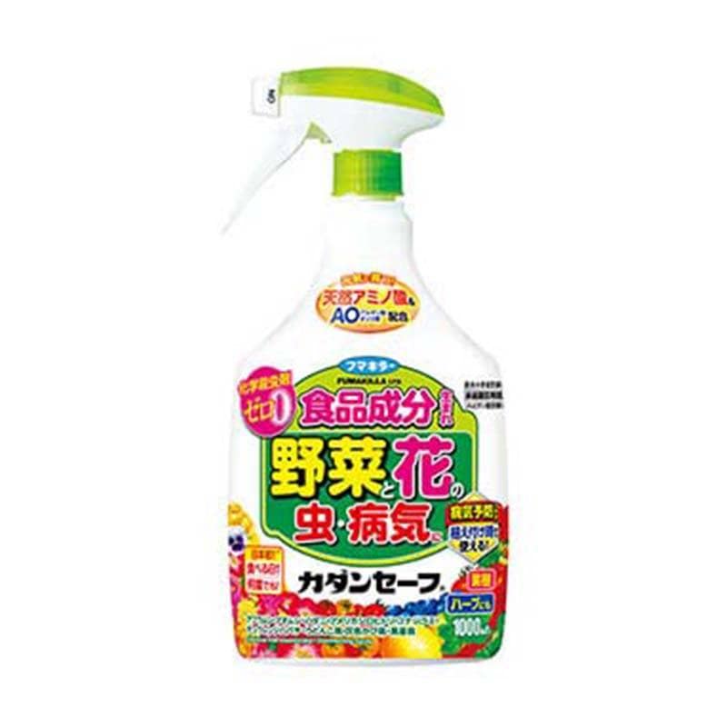 フマキラー カダンセーフ 1000ml 12本 園芸用 殺虫剤 殺菌剤 食品成分由来 カ園 個人宅配送不可 代引不可