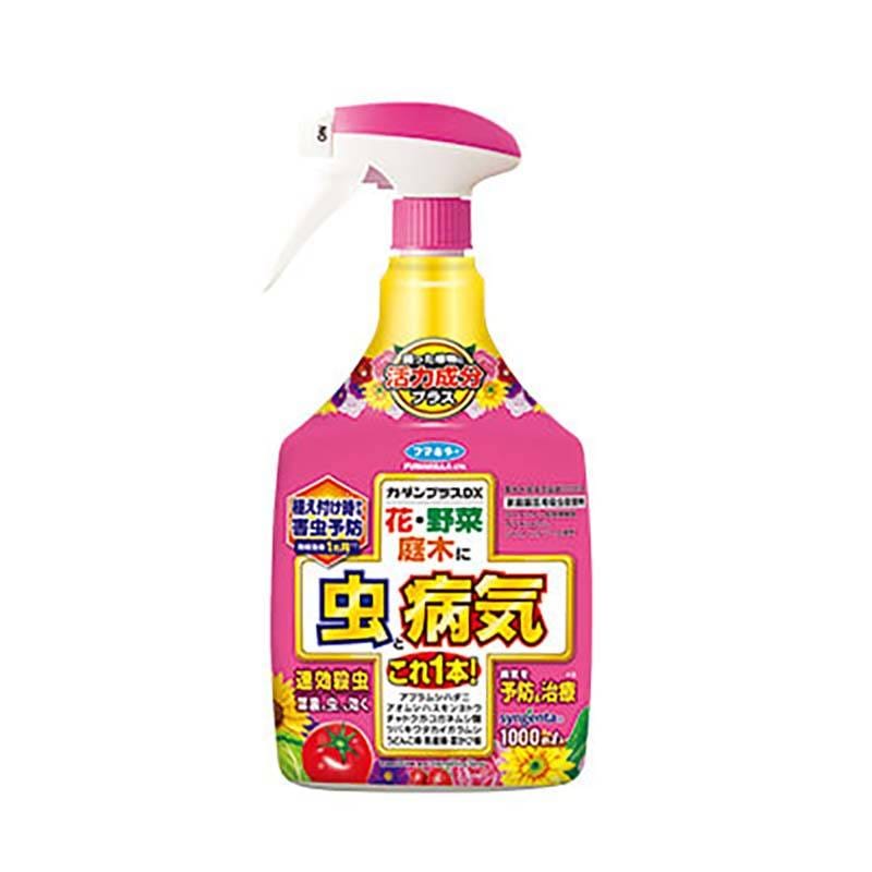 フマキラー カダンプラスDX 1000ml 12本 園芸用 殺虫剤 殺菌剤 害虫対策 カ園 個人宅配送不可 代引不可