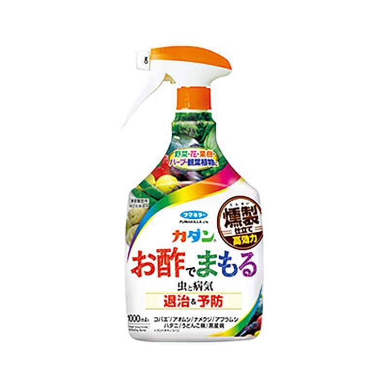 フマキラー カダン お酢でまもる 1000ml 12本 園芸用 殺虫剤 殺菌剤 害虫対策 酢酸 食品成分 カ園 個人宅配送不可 代引不可