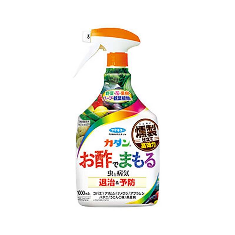 フマキラー カダン お酢でまもる 1000ml 12本 園芸用 殺虫剤 殺菌剤 害虫対策 酢酸 食品成分 カ園 個人宅配送不可 代引不可