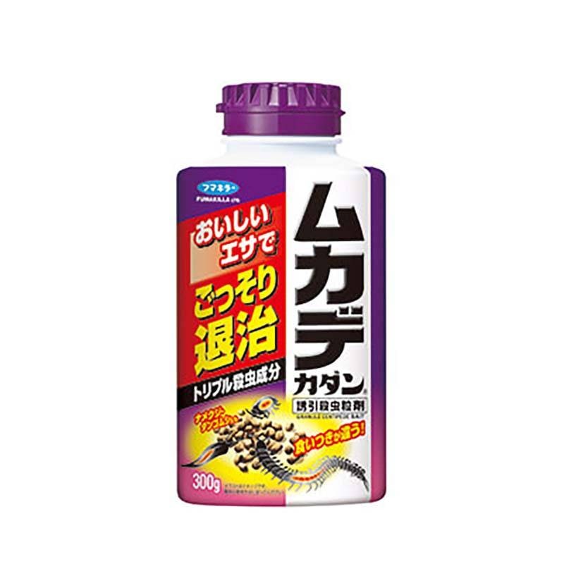 フマキラー ムカデカダン誘引殺虫粒剤 300g 20本 殺虫剤 害虫駆除 園芸 カ園 個人宅配送不可 代引不可