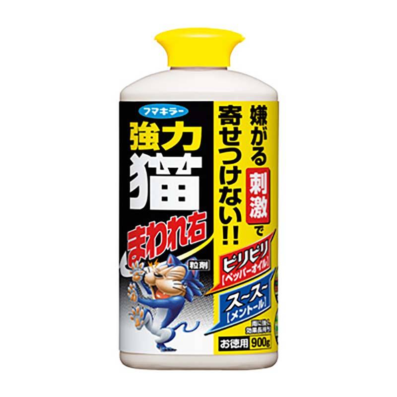 フマキラー 強力 猫まわれ右 粒剤 900g 12本 猫対策 ネコ 忌避 畑 花壇 園芸 カ園 個人宅配送不可 代引不可