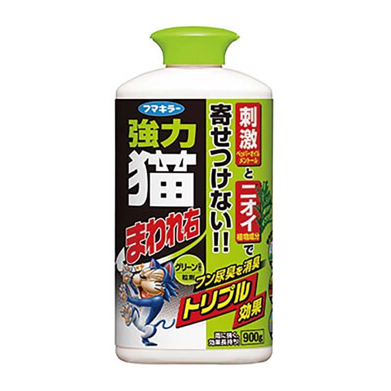 フマキラー 強力 猫まわれ右 粒剤 900g グリーンの香り 12本 猫対策 ネコ 忌避 畑 花壇 園芸 カ園 個人宅配送不可 代引不可