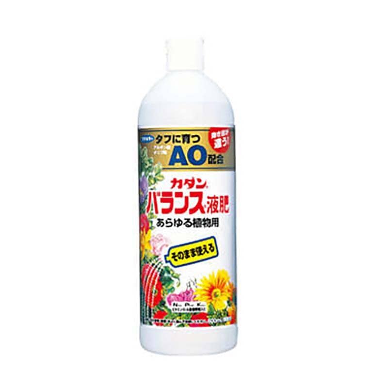 フマキラー カダン バランス液肥AO あらゆる植物用 そのまま使うタイプ 600ml 24本 肥料 液肥 畑 花壇 園芸 カ園 個人宅配送不可 代引不可