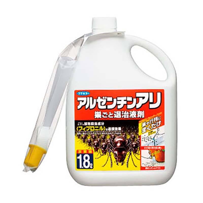 フマキラー 殺虫剤 アルゼンチンアリ 巣ごと退治液剤 1.8L 8本 害虫対策 園芸 カ園 個人宅配送不可 代引不可