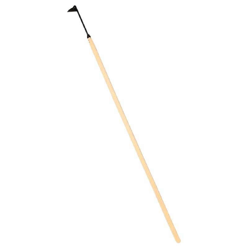 立ったまま首長草取り鎌 75mm 刃物鋼 10140 鍬 鎌 ホー かま 長柄 除草 草削り 燕三条製 浅野木工所 H