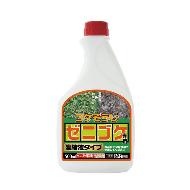 6本 コケそうじ ゼニゴケ専用濃縮液 500ml 駆除 コケ掃除 こけ 苔 コケ 落とし 掃除 そうじ コンクリート タイル パネフリ タS 代引不可