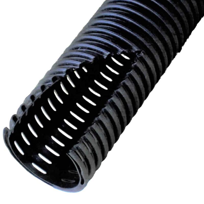 暗渠パイプ 直径60mm 10m 有孔 キャップ付 PE暗渠排水管 穴あき二重壁 水はけ 水たまり解消 T産 代引不可