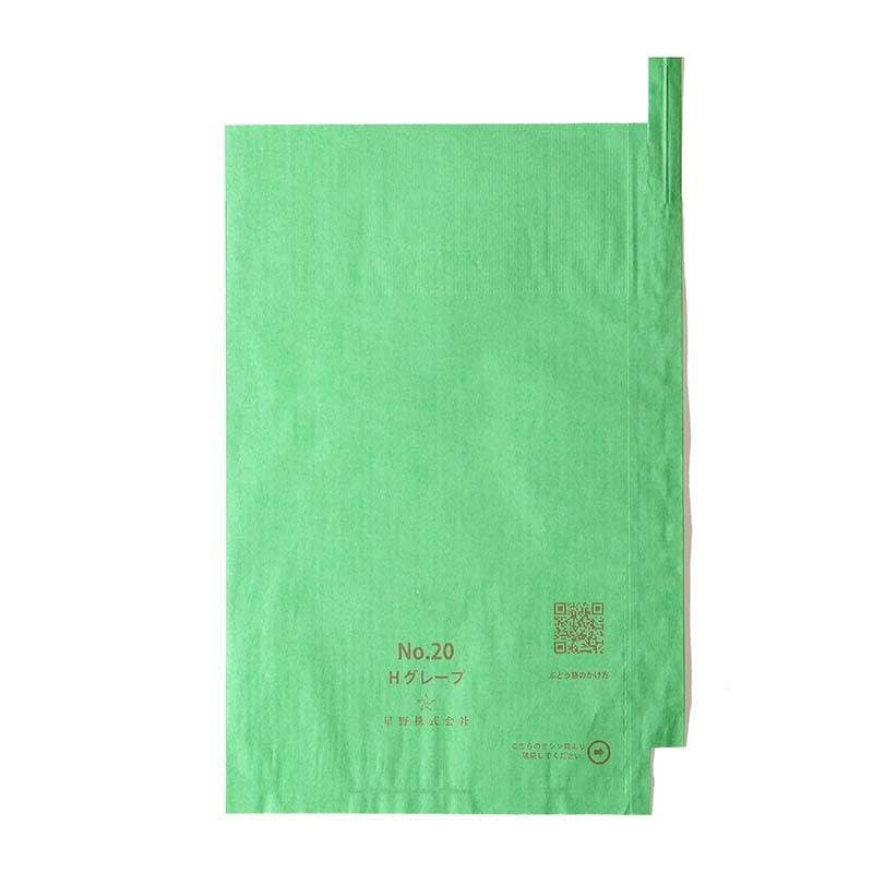 100枚 果実袋 シャイン20号 段有 Hグレープ 217×315mm 553662 4570123992774 シャインマスカット専用 ブドウ ぶどう用掛袋 星野 DZ