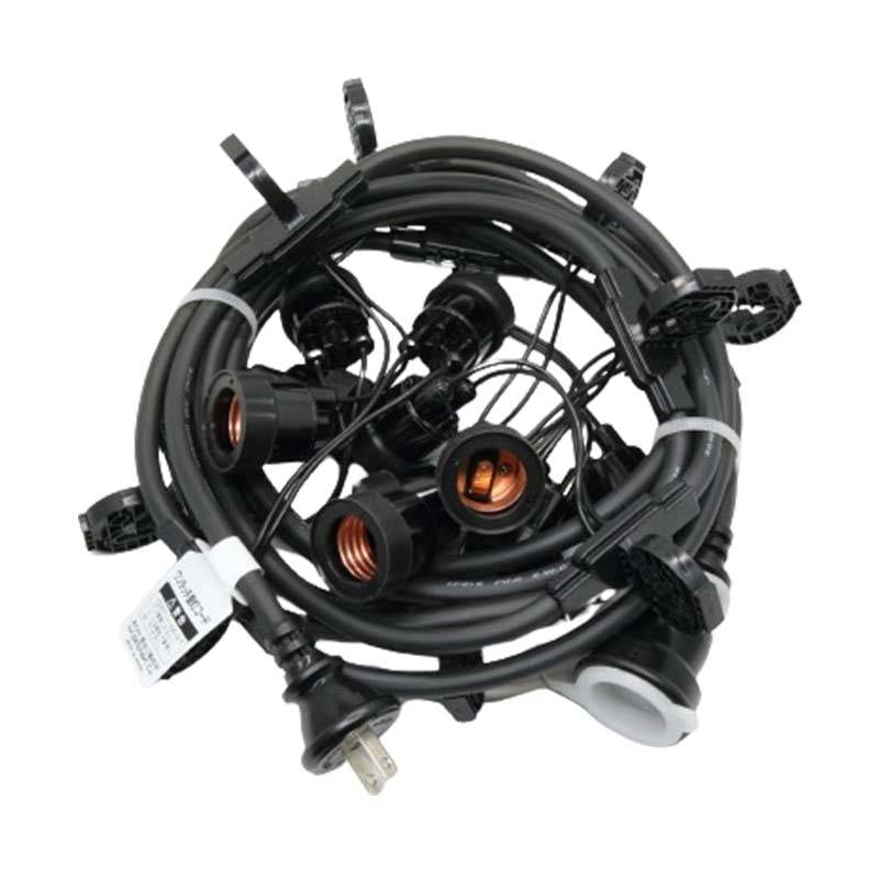 農業用 ハウス内電球コード 万能タイプ CCB5M-L10-P0.5 提灯10灯 間隔0.5m 全長5m 提灯コード 防水 農業 長谷川製作所 代引不可
