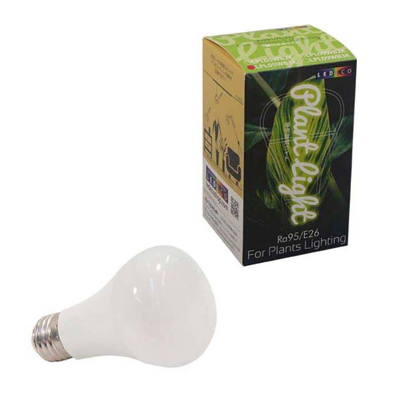 植物育成ライト LED電球 BULB&PAR 口金E26 LPL05WB2K 2700K 白色LED 植物 光合成 日照不足対策 照明 フュ―チャーライト カ園 個人宅配送不可 代引不可