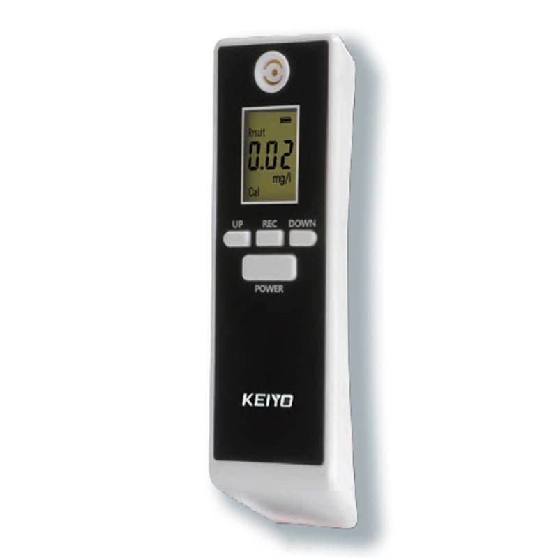 10個 アルコールチェッカー アルコールセンサー AN-S094 電池式 コンパクト 法改正 タクシー バス トラック 業務用 必携 KEIYO 送料無料