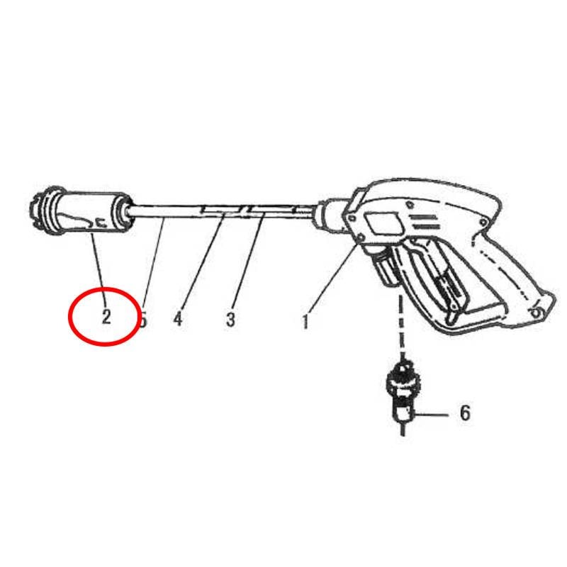 パーツ販売 2.HLキイロ1.3 60Hz用 スプレーガン SG120-30HL用パーツ 有光工業 代引不可