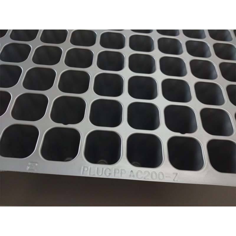 100枚 プラグトレー 銀 200穴 Z リブなし 300×589mm ポリプロピレン 国産 全農タイプ 育苗トレー アンドウケミカル サT 個人宅配送不可 代引不可