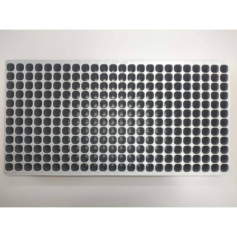 100枚 プラグトレー 銀 288穴 リブなし 300×589mm ポリプロピレン 国産 全農タイプ 育苗トレー トレイ アンドウケミカル サT 個人宅配送不可 代引不可