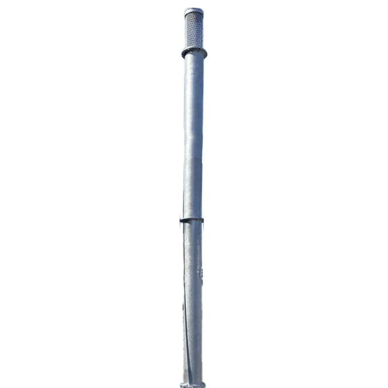 煙突セット SFA-4II用煙突 [直径14cm×122cm 2本/ 網笠直径14cm] 焼却炉用煙突 鈴木工業 坂A 個人宅配送不可 代引不可