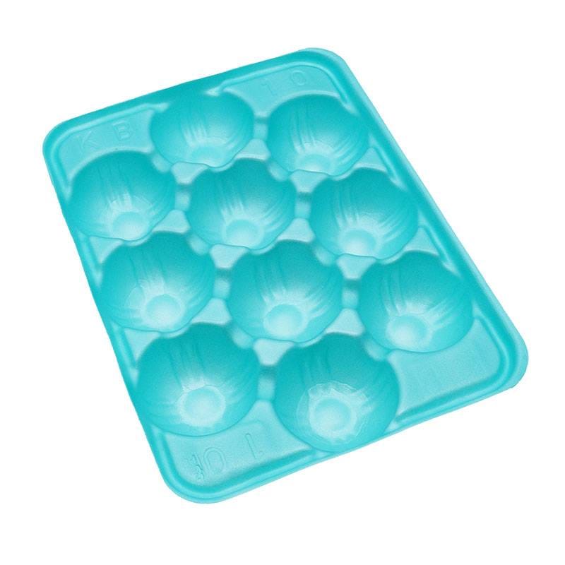 100枚 PSP フルーツトレー 10穴 3kg用 360×265mm グリーンS コバヤシ 10H 果物容器 ホールトレー 桃 なしり んご などに 大K D