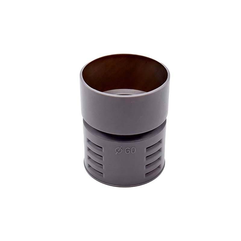 暗渠パイプ部品 塩ビ変換用 DVソケット φ60mm PE暗渠排水管 部品 暗渠パイプ あんきょ資材 水はけ 水たまり解消 T産 代引不可