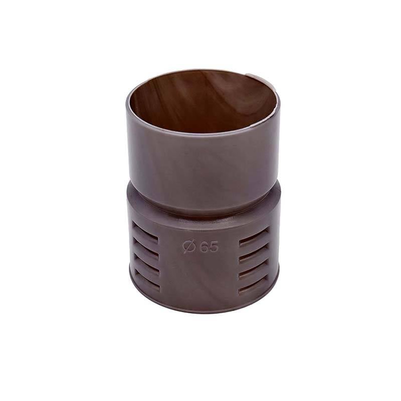 暗渠パイプ部品 塩ビ変換用 DVソケット φ65mm PE暗渠排水管 部品 暗渠パイプ あんきょ資材 水はけ 水たまり解消 T産 代引不可