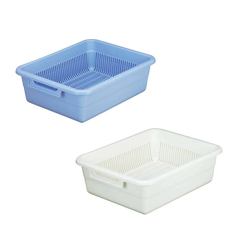 かご アシスト 水切りカゴ No.4 320×250×H115mm 水切りラック 抗菌加工 キッチン用品 スS 代引不可