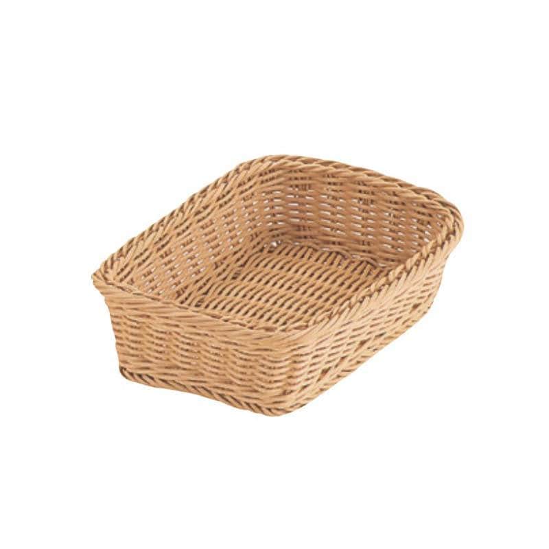 かご PP 角型 バスケット 24型 RE-309-IV アイボリー 水洗い可 カゴ 容器 スS 代引不可