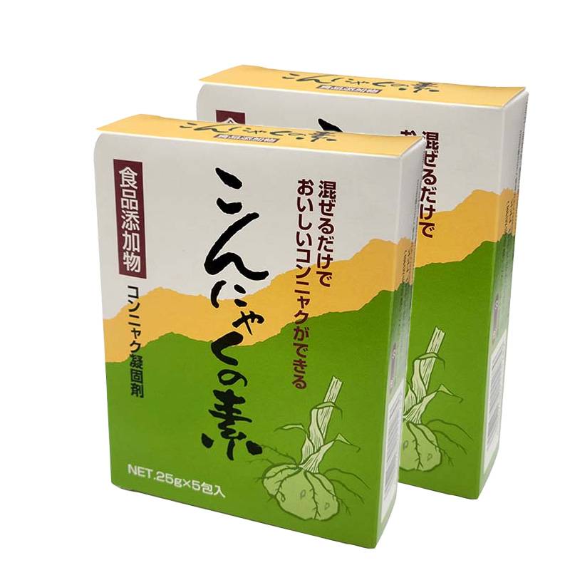2箱 こんにゃくの素 25g 5袋入 コンニャク 手作り 蒟蒻 扶桑化学 DZ