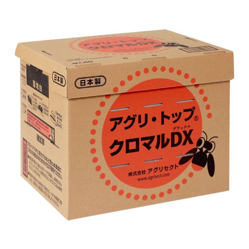 クロマルDX クロマルハナバチ 受粉用蜂 ハチ 50頭以上 乾燥花粉 蜜付 巣箱セット イチゴ トマト 交配 受粉 蜂 はち ハウス 施設栽培 アグリセクト タS 代引不可