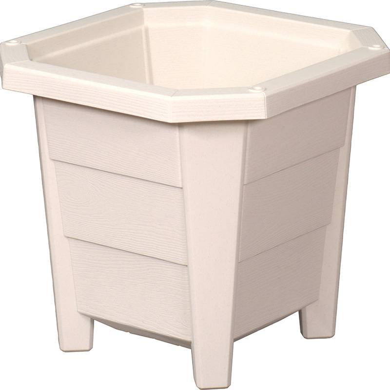 プランター 花と野菜のプランター300型 ホワイト 26個 野菜作り アップルウェアー タSD