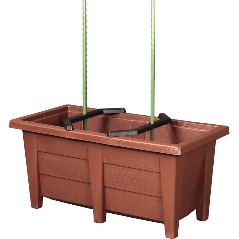 プランター 花と野菜のプランター600型 ブラウン 14個 野菜作り アップルウェアー タSD