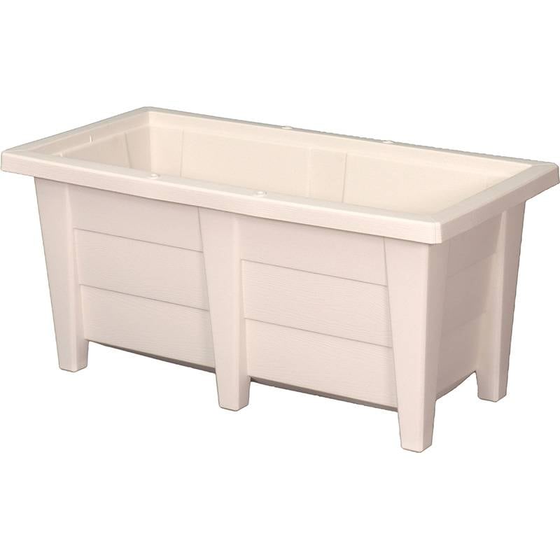 プランター 花と野菜のプランター600型 ホワイト 14個 野菜作り アップルウェアー タSD