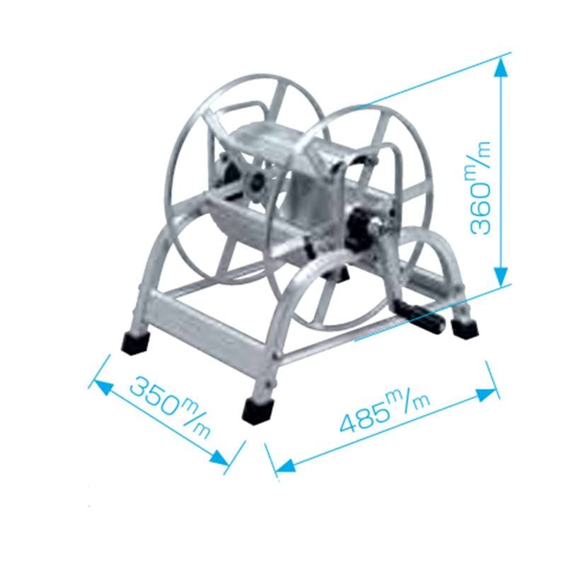 ホース巻取機 アルミ巻取機 SAL-50 より戻し付 永田製作所 散水 防J 代引不可