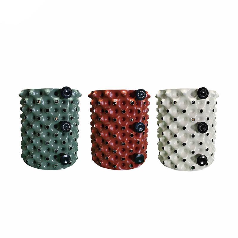 3色セット 各10個 ルートプラスポット ミニ 1.5L ブラウン グリーン ホワイト 高さ150mm×内寸系120mm UV加工 RootPlus 南栄工業 根巻き防止 空気剪定 高耐久 D