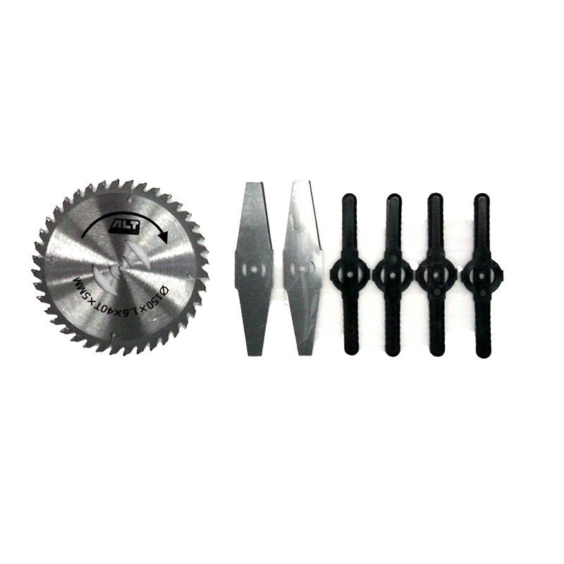 替刃のみ 充電式草刈り機 草刈るぞう用 替刃3種一式 除草 伸縮式 草刈機 アルミス 代引不可