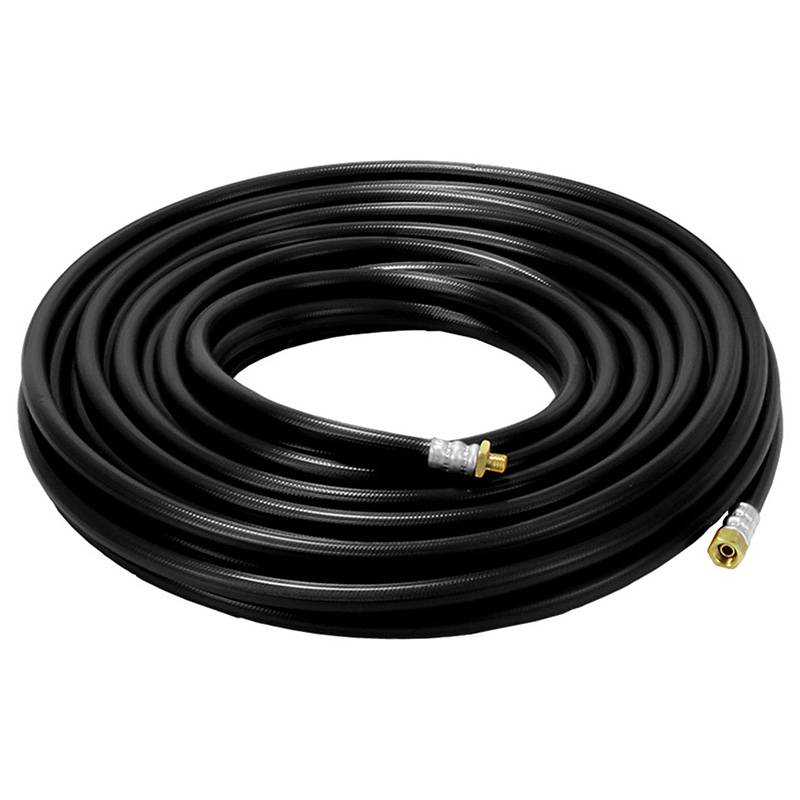 高圧ホース Ｔ 8.5×20ｍＫ付G1/4 黒 14.5 H110952 麻場 カ園 代引不可