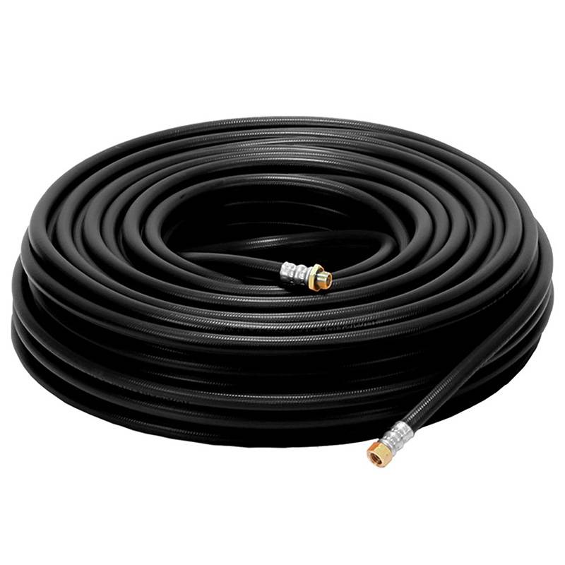 高圧ホース Ｔ 8.5×50ｍＫ付G1/4 黒 14.5 H110955 麻場 カ園 代引不可