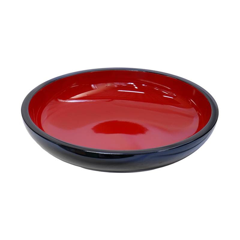 黒内朱こね鉢 45cm こね鉢 そば道具 蕎麦打ち道具 木製 日本製 13002 小柳産業 H