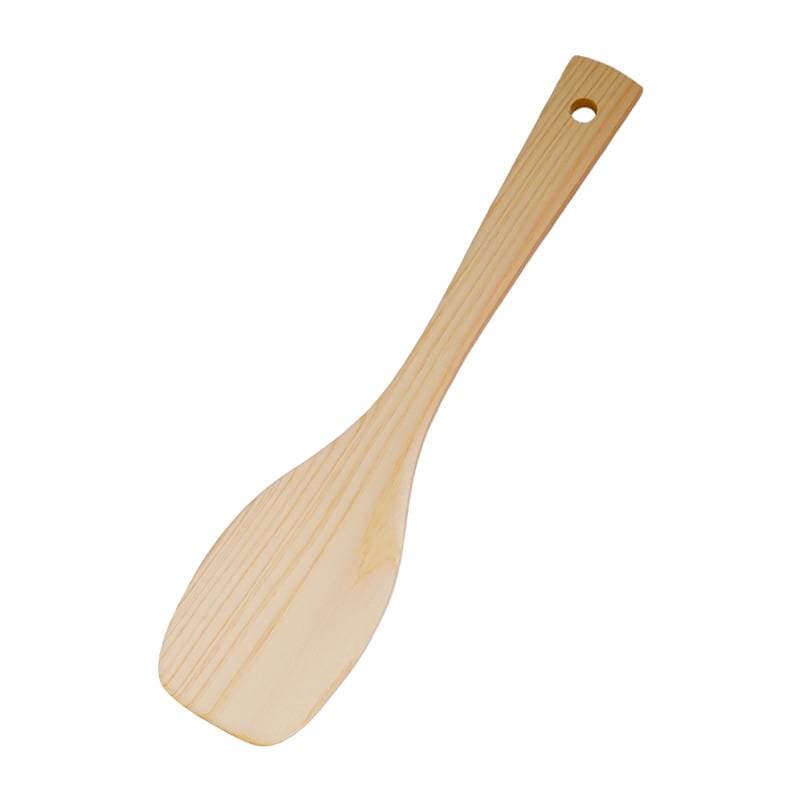 桧 万能鍋用ターナー 大 平型 ひのき ヒノキ フライ返し 木製 日本製 15085 小柳産業 H