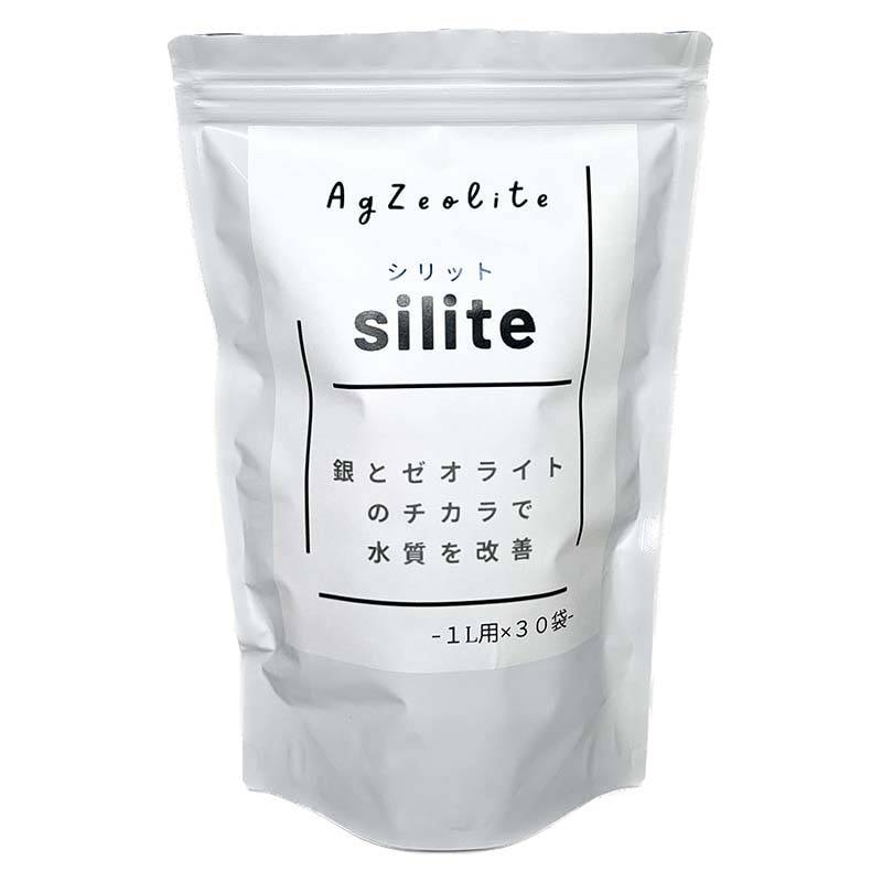 水質改善剤 silite シリット 1L用 不織布袋30袋入 銀 ゼオライト 切花 Green Walk 大T 代引不可
