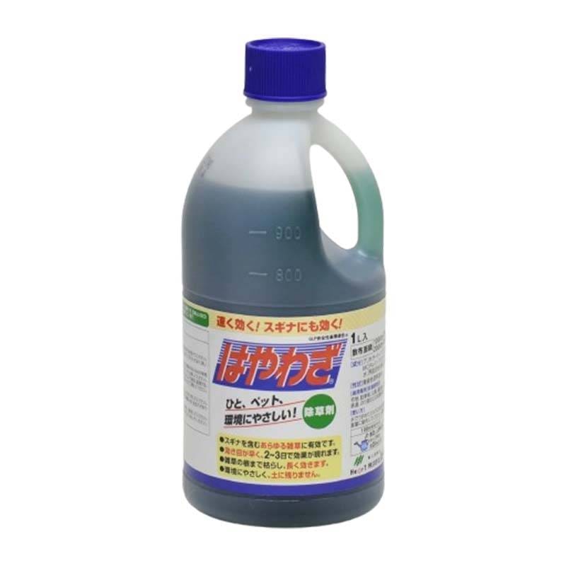 除草剤 はやわざ 1L 12本入 液剤 非農耕地用 雑草対策 早S 代引不可