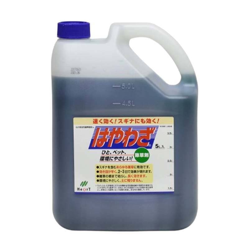 除草剤 はやわざ 5L 4本入 液剤 非農耕地用 雑草対策 早S 代引不可