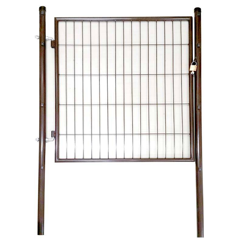 扉のみ 茶 アニマルフェンス 1.0m用 扉 鍵付 片開き PG-100 ブラウン ガーデンゲート 景観対策 プラスワイズ シN 代引不可 BRG10