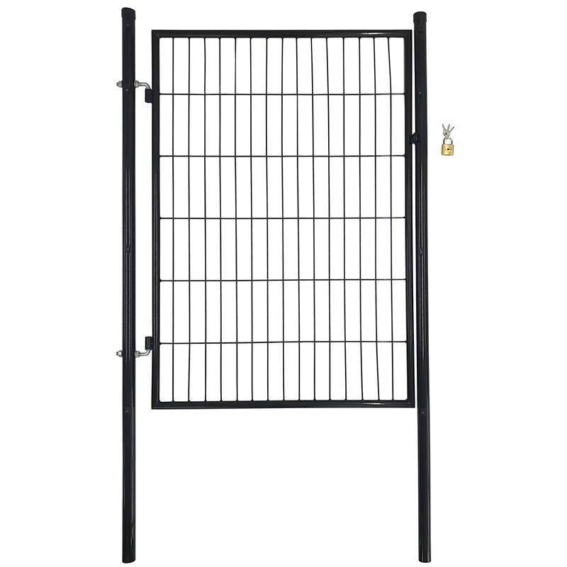 扉のみ 黒 アニマルフェンス 1.0m用 扉 鍵付 片開き PG-100-B ブラック ガーデンゲート プラスワイズ シN 代引不可 BKG10