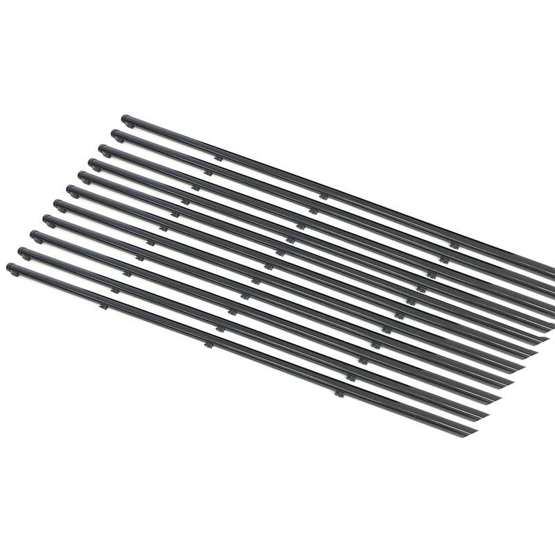 支柱のみ 黒 アニマルフェンス 1.5m用 支柱11本 ブラック プラスワイズ シN 代引不可 BKF15