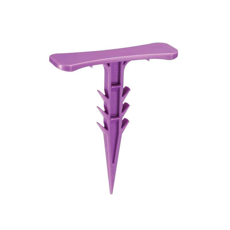 押えピン パープルトンボ CP-653 500本 タキゲン マルチシート押さえ 栽培 育苗 農業 園芸 作物 畑 ガーデニング サT 代引不可