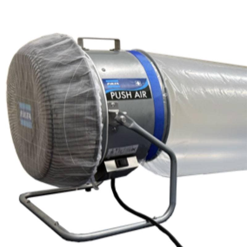 プッシュエア UB3023hd 三層200V 穴あきダクト50m フルタ電機 ハウス設備 循環扇 換気ファン ビニールハウス 外気導入 サT 個人宅配送不可 代引不可