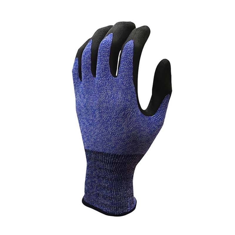 PPU手袋 アクアグリッププラス FT-313103 青 水性ポリウレタン 背抜き 手袋 作業 耐油 カヴァーワーク D